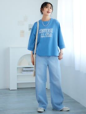 nissen Smile Modelsさん（レディース・165cm）の夏コーディネート