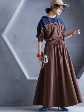 nissen Smile Modelsさん(レディース・163cm)の春コーディネート