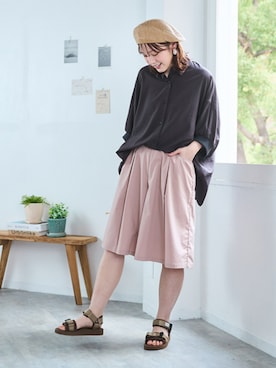 nissen Smile Modelsさん（レディース・160cm）の春コーディネート