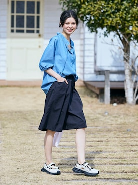 nissen Smile Modelsさん（レディース・166cm）の春コーディネート