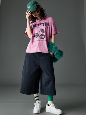 nissen Smile Modelsさん（レディース・163cm）の春コーディネート