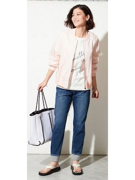 nissen Smile Modelsさん（レディース・167cm）の春コーディネート