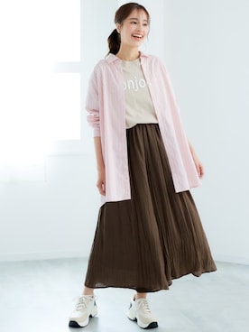 nissen Smile Modelsさん（レディース・167cm）の夏コーディネート