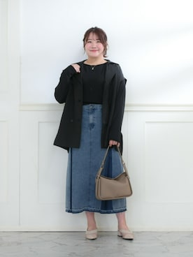 nissen Smile Modelsさん（レディース・170cm）の春コーディネート