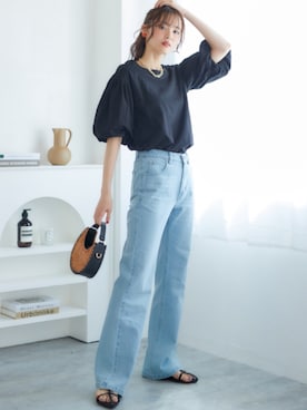 nissen Smile Modelsさん（レディース・167cm）の夏コーディネート