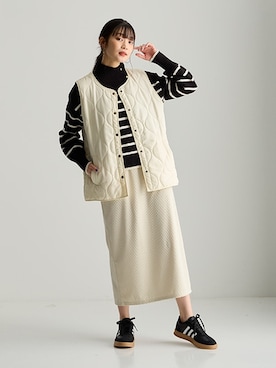 nissen Smile Modelsさん（レディース・166cm）の秋コーディネート