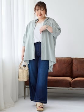 nissen Smile Modelsさん（レディース・158cm）の春コーディネート