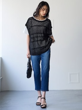 nissen Smile Modelsさん（レディース・165cm）の春コーディネート