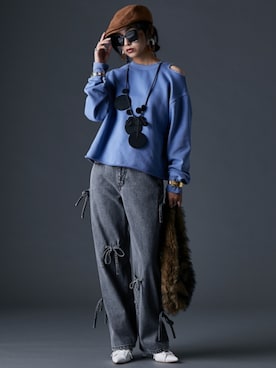 nissen Smile Modelsさん(レディース・163cm)の秋コーディネート