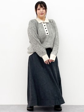 nissen Smile Modelsさん（レディース・157cm）の秋コーディネート