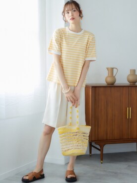 nissen Smile Modelsさん(レディース・167cm)の夏コーディネート