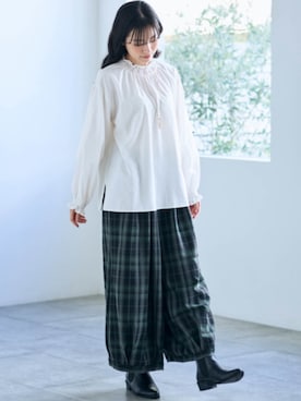 nissen Smile Modelsさん（レディース・164cm）の秋コーディネート