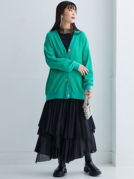 nissen Smile Modelsさん（レディース・163cm）の冬コーディネート