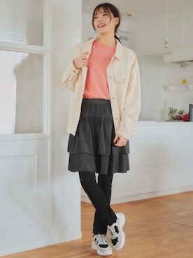 nissen Smile Modelsさん（レディース・169cm）の夏コーディネート