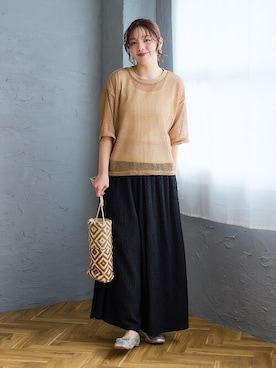 nissen Smile Modelsさん（レディース・160cm）の春コーディネート