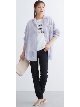 nissen Smile Modelsさん（レディース・166cm）の夏コーディネート