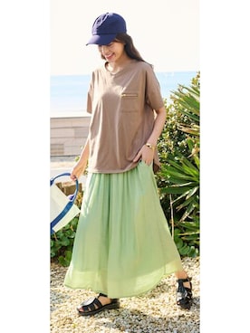 nissen Smile Modelsさん（レディース・167cm）の春コーディネート