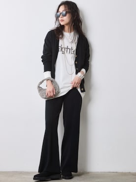 「nissen（ニッセン）のアイテム」を使った、nissen Smile Modelsさん（レディース・163cm）の秋コーディネート