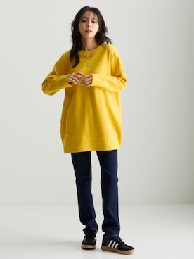 「アイテム（チュニック）」を使った、nissen Smile Modelsさん（レディース・165cm）の秋コーディネート