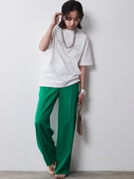 「Linen Mix」｜nissen Smile Modelsさん（レディース・163cm）の春コーディネート