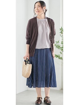 nissen Smile Modelsさん（レディース・173cm）の夏コーディネート