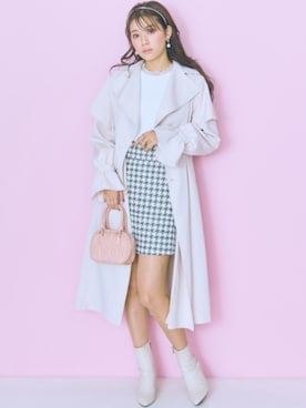 nissen Smile Modelsさん（レディース・166cm）の冬コーディネート