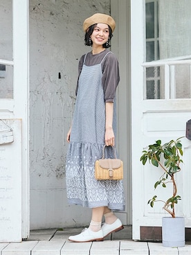 nissen Smile Modelsさん（レディース・166cm）の春コーディネート