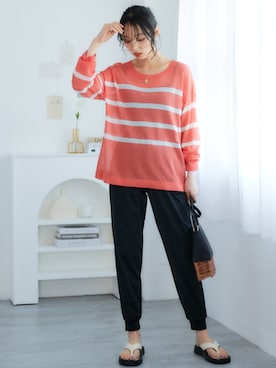 nissen Smile Modelsさん（レディース・165cm）の夏コーディネート