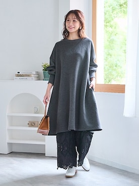 nissen Smile Modelsさん（レディース・160cm）の冬コーディネート