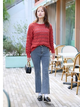 nissen Smile Modelsさん（レディース・167cm）の冬コーディネート