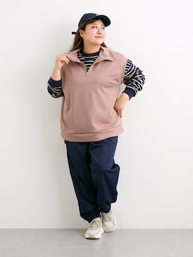 「nissen（ニッセン）のアイテム」を使った、nissen Smile Modelsさん（レディース・155cm）の秋コーディネート