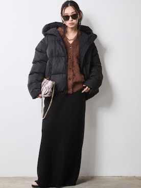 「CHIC STYLE（シックスタイル）のアイテム（ブルゾン）」を使った、nissen Smile Modelsさん（レディース・163cm）の秋コーディネート