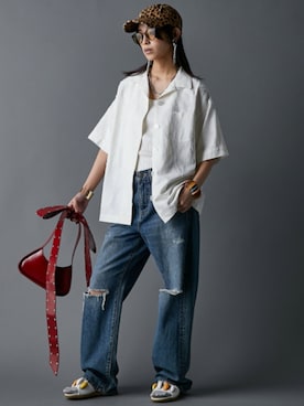 nissen Smile Modelsさん(レディース・163cm)の春コーディネート