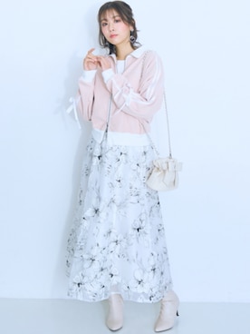 nissen Smile Modelsさん（レディース・167cm）の春コーディネート