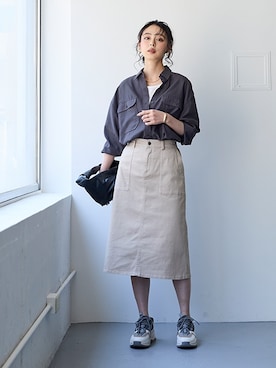 nissen Smile Modelsさん（レディース・165cm）の夏コーディネート