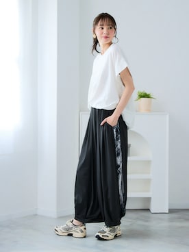 nissen Smile Modelsさん（レディース・167cm）の春コーディネート