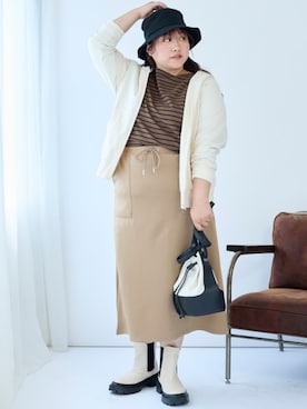 「SMILE LAND（スマイルランド）のアイテム」を使った、nissen Smile Modelsさん（レディース・155cm）の夏コーディネート