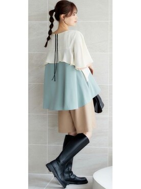 nissen Smile Modelsさん（レディース・166cm）の夏コーディネート