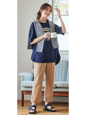 nissen Smile Modelsさん（レディース・167cm）の春コーディネート