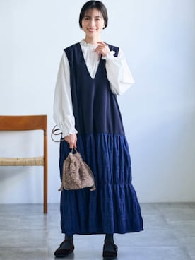 nissen Smile Modelsさん（レディース・164cm）の夏コーディネート