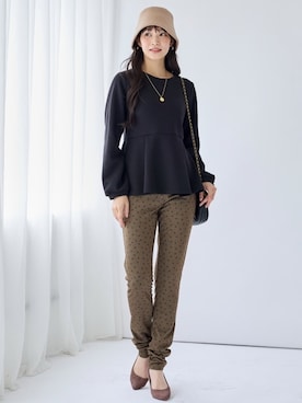 nissen Smile Modelsさん（レディース・166cm）の秋コーディネート