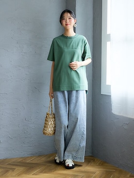 nissen Smile Modelsさん（レディース・167cm）の春コーディネート