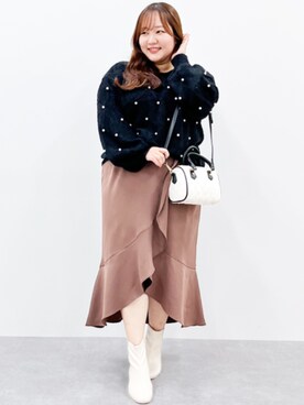 nissen Smile Modelsさん（レディース・158cm）の秋コーディネート