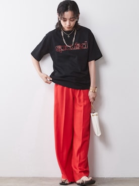 「Linen Mix」｜nissen Smile Modelsさん（レディース・163cm）の春コーディネート