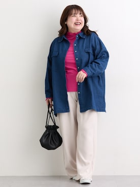 nissen Smile Modelsさん（レディース・158cm）の冬コーディネート