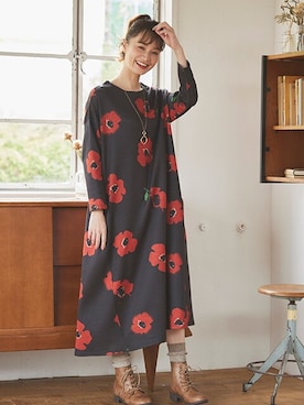 nissen Smile Modelsさん（レディース・167cm）の秋コーディネート