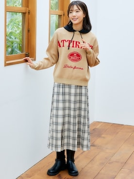 nissen Smile Modelsさん（レディース・169cm）の秋コーディネート