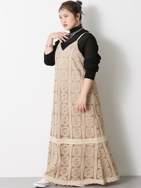 nissen Smile Modelsさん（レディース・160cm）の冬コーディネート