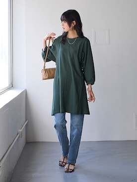 nissen Smile Modelsさん（レディース・165cm）の春コーディネート