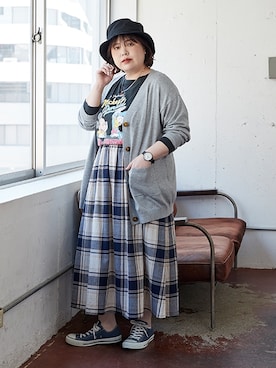 nissen Smile Modelsさん（レディース・158cm）の夏コーディネート